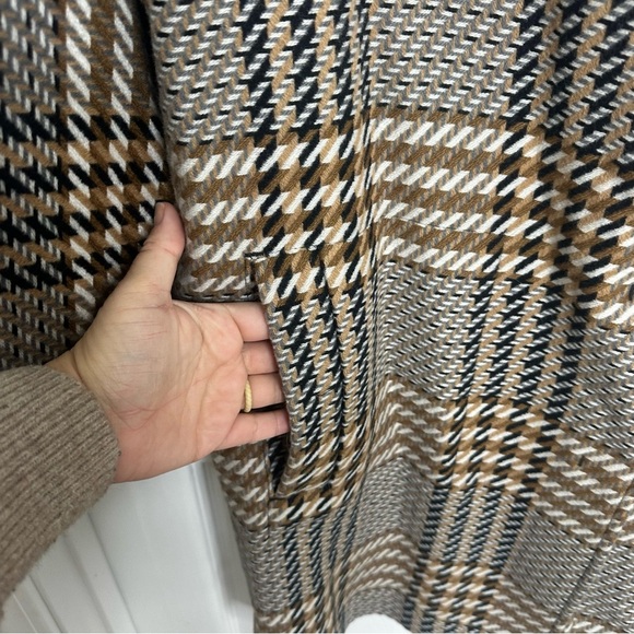 J Jill wool plaid longline jacket XL petite - Picture 8 of 12